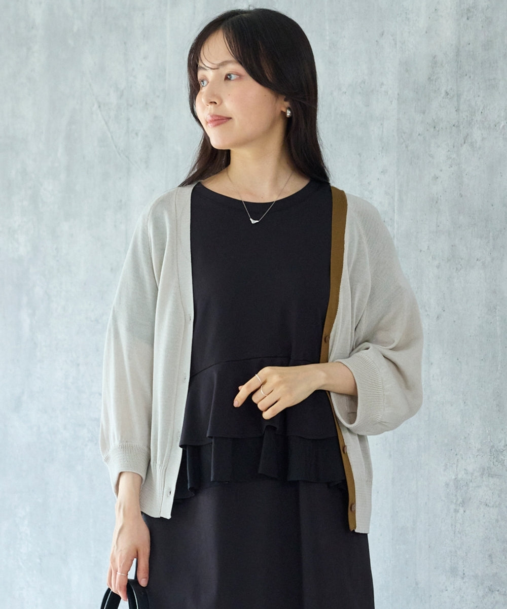 グレージュ　model:162cm 着用サイズ:F