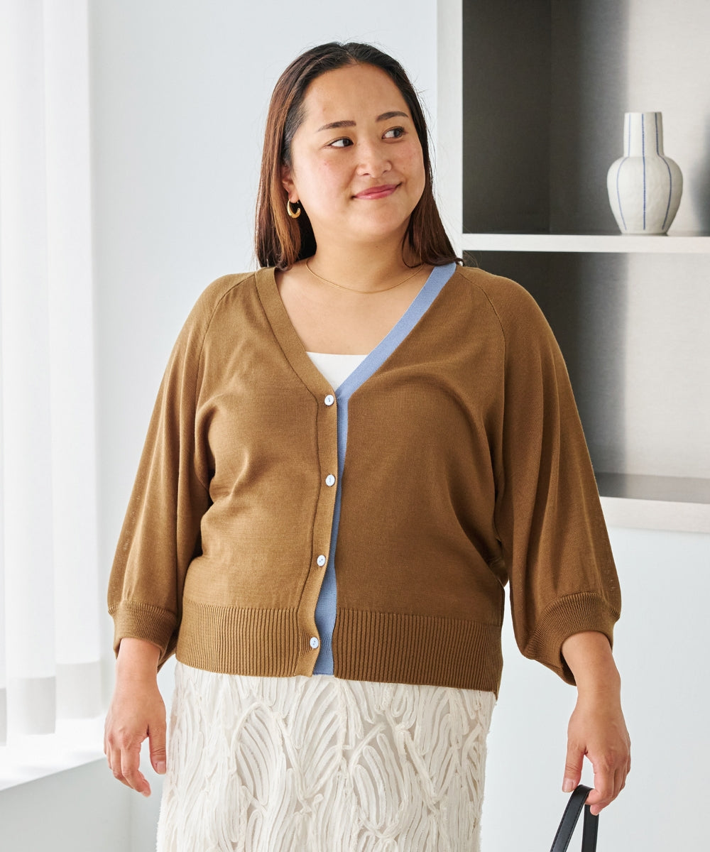 ブラウン　model:161cm 着用サイズ:3L