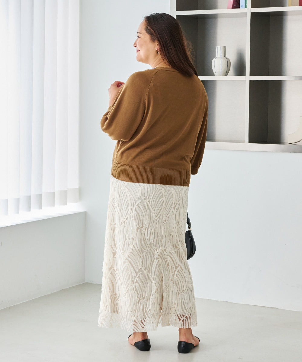 ブラウン　model:161cm 着用サイズ:3L