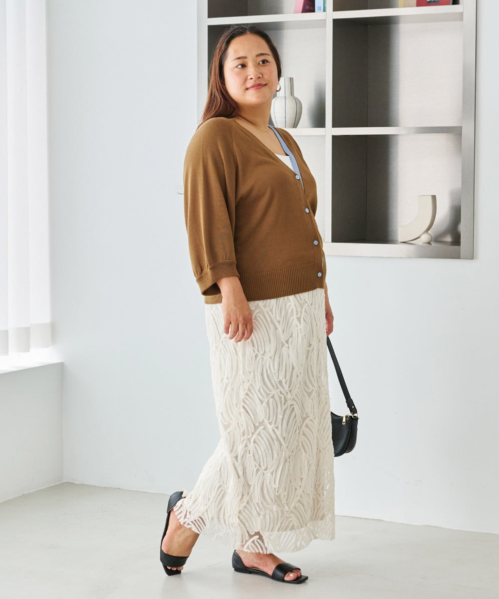 ブラウン　model:161cm 着用サイズ:3L