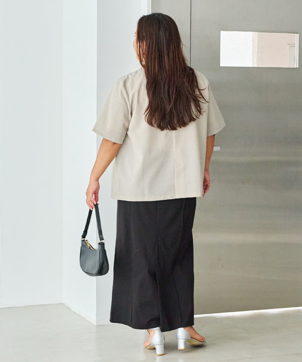 ブラック　model:161cm 着用サイズ:3L