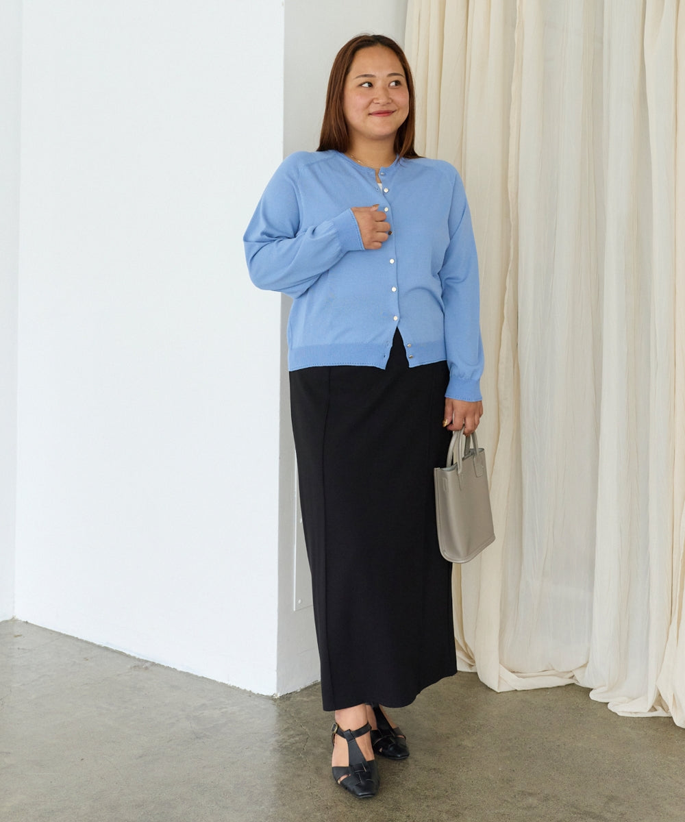 ブルー　model:161cm 着用サイズ:3L
