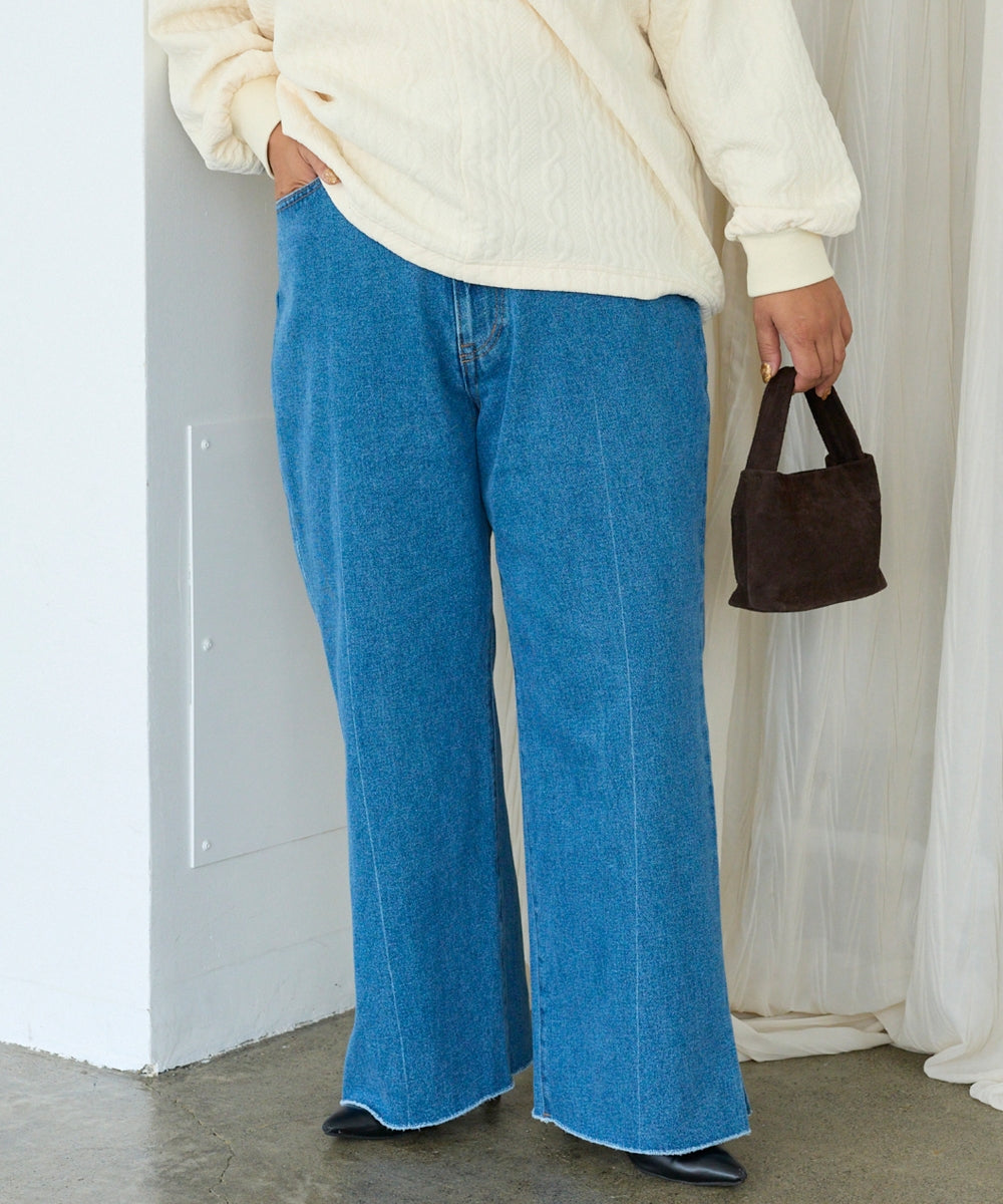 ブルー　model:161cm 着用サイズ:3L