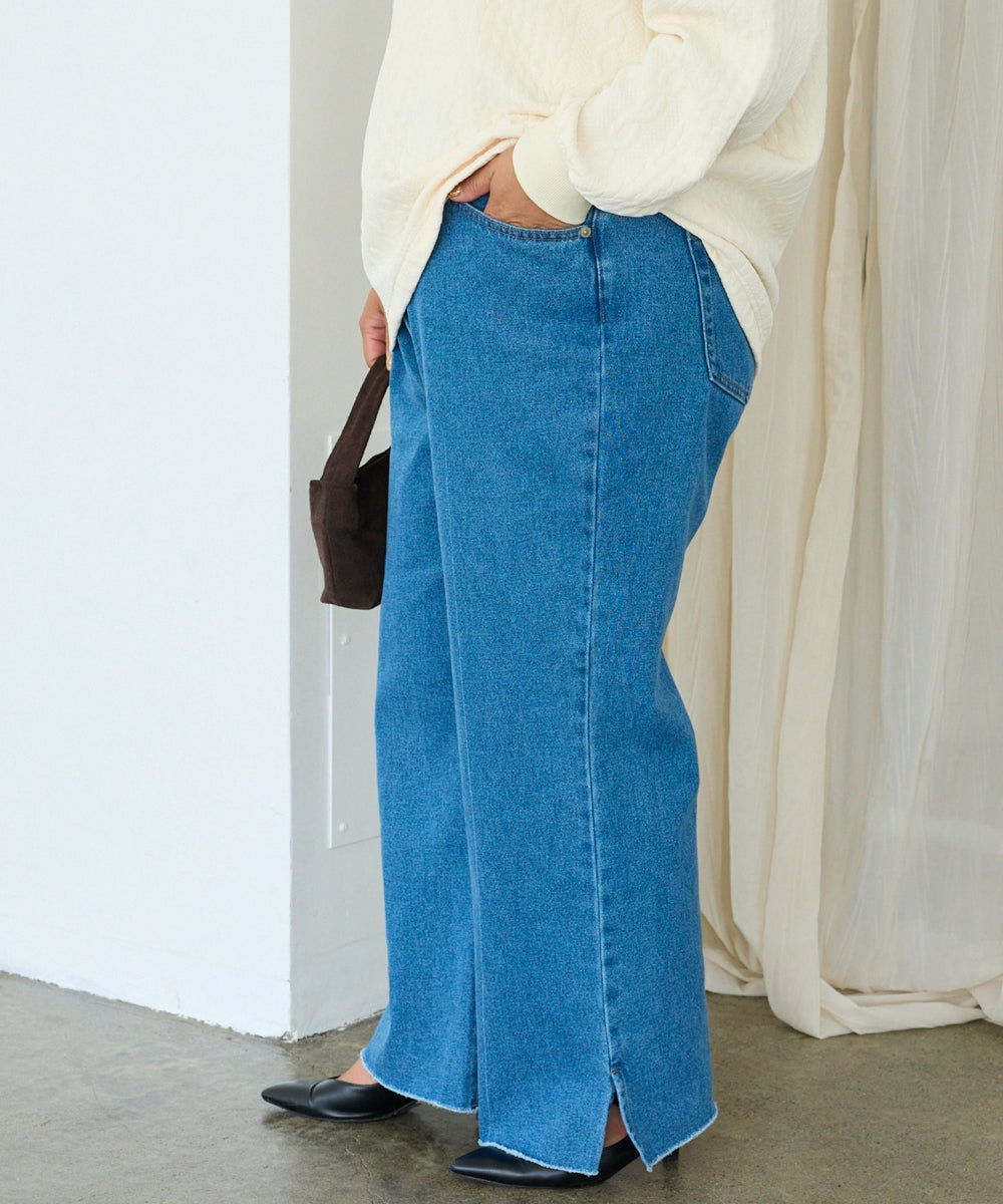ブルー　model:161cm 着用サイズ:3L