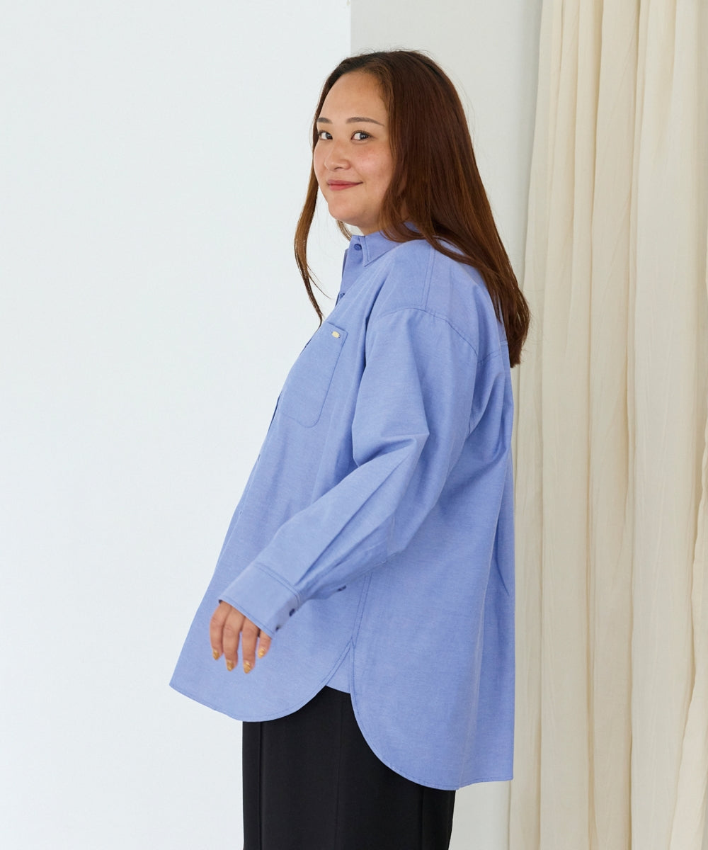 ブルー　model:161cm 着用サイズ:3L