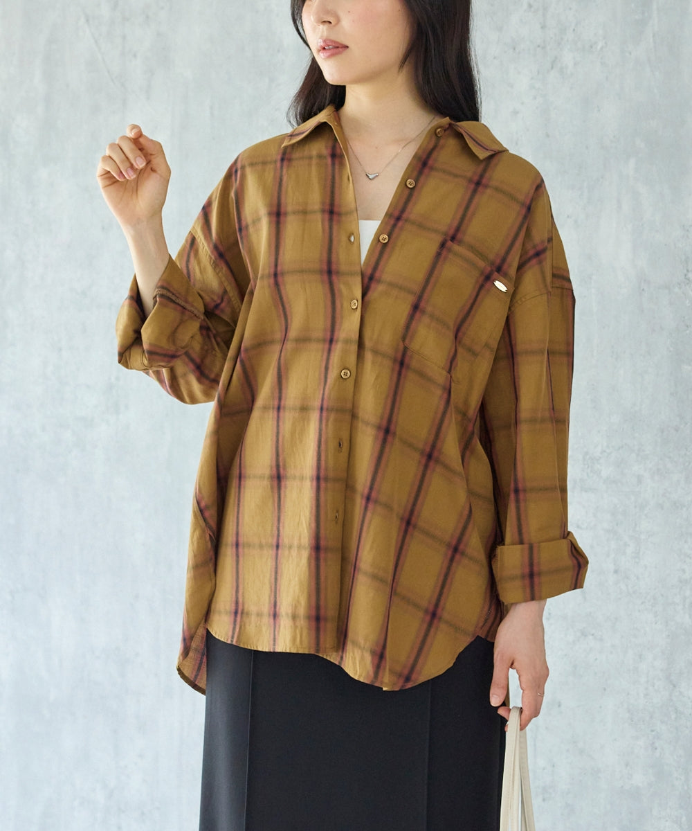 ベージュ　model:162cm 着用サイズ:M