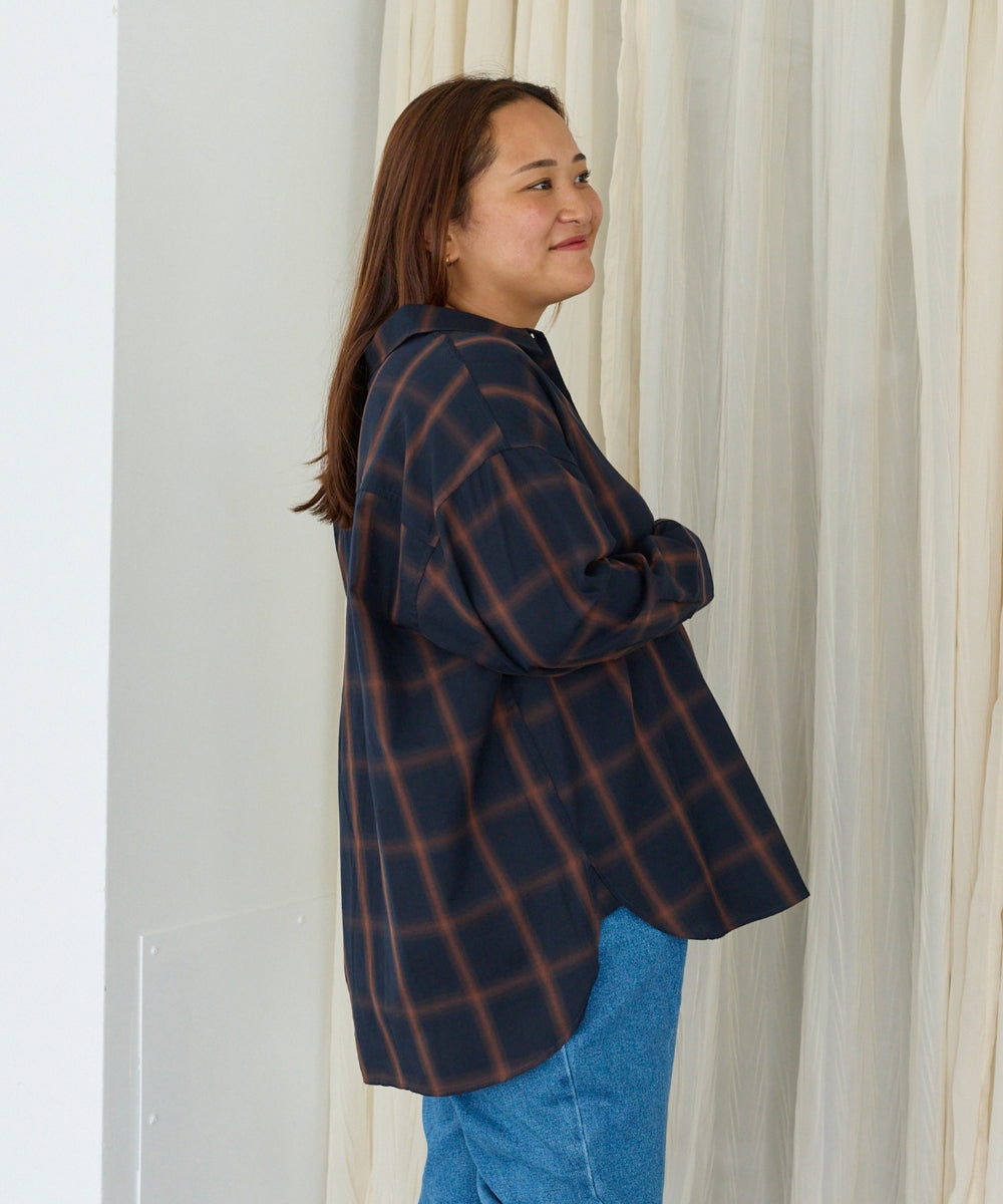 ネイビー　model:161cm 着用サイズ:3L