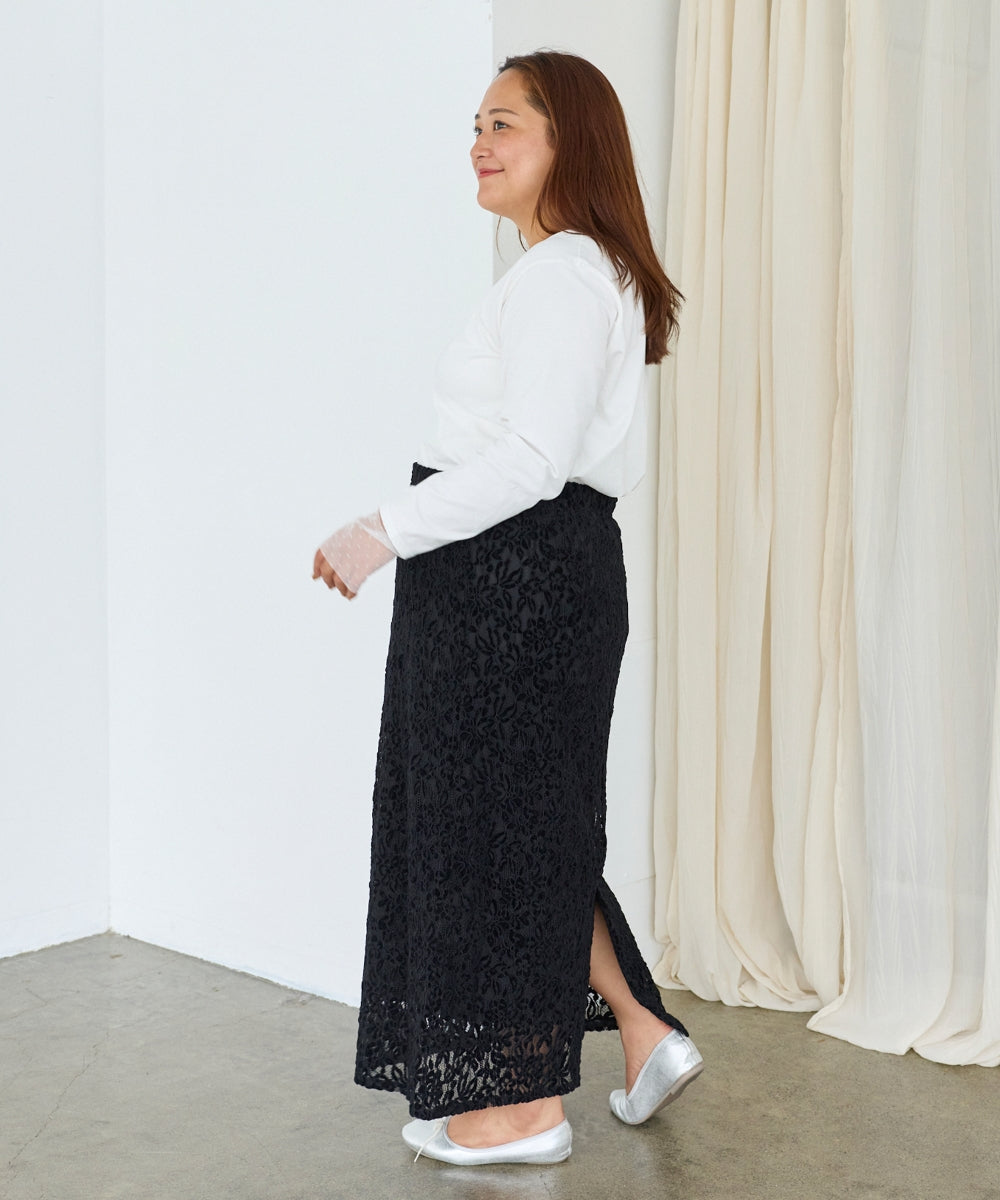 オフホワイト　model:161cm 着用サイズ:3L