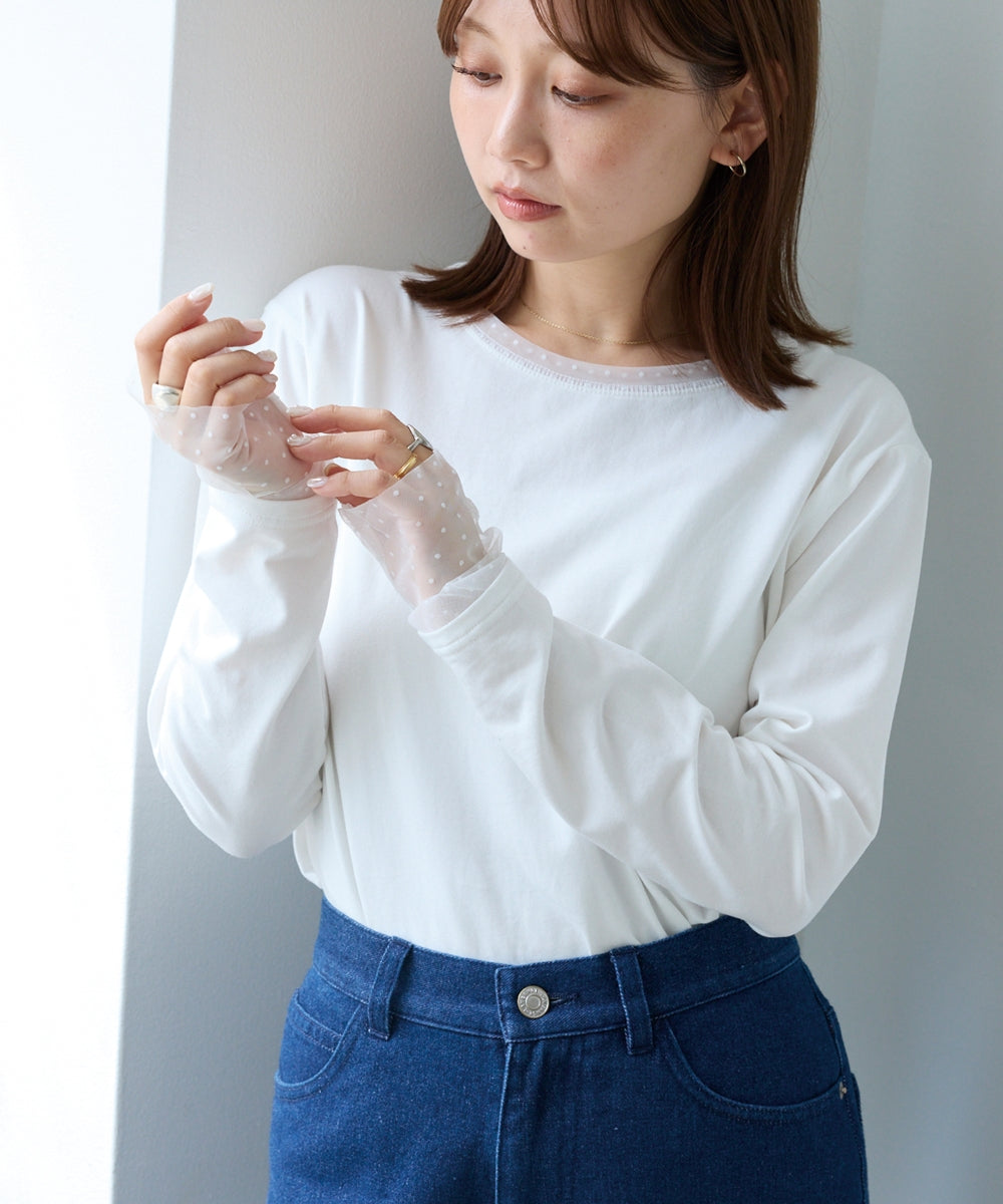 オフホワイト　model:156cm 着用サイズ:M