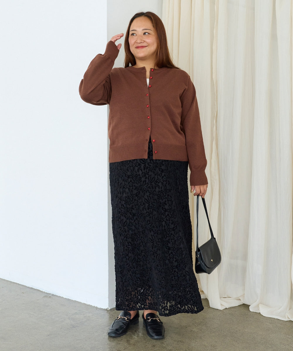 ブラウン　model:161cm 着用サイズ:3L