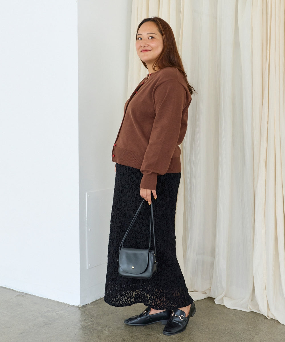 ブラウン　model:161cm 着用サイズ:3L