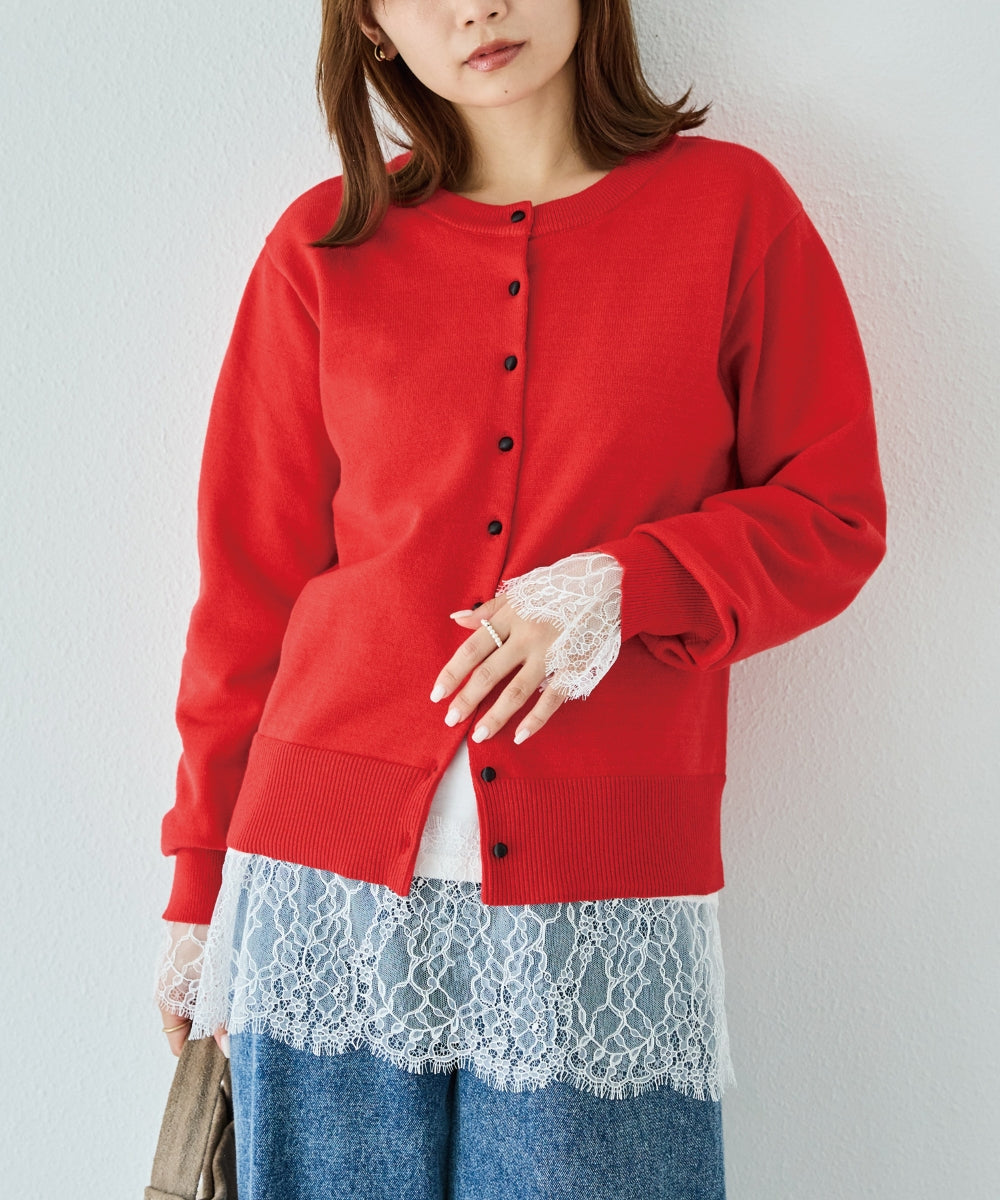 レッド　model:156cm 着用サイズ:F