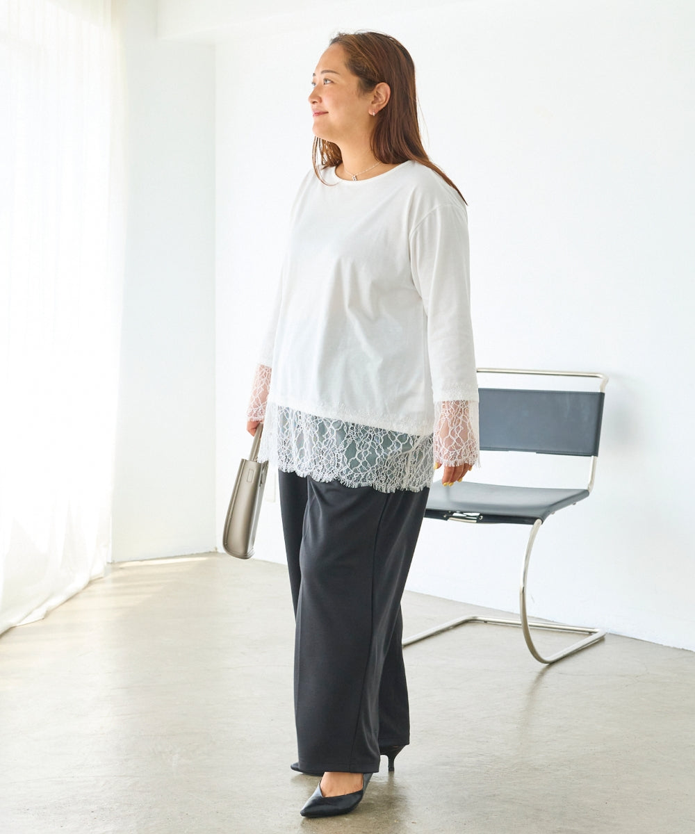 ブラック　model:161cm 着用サイズ:3L