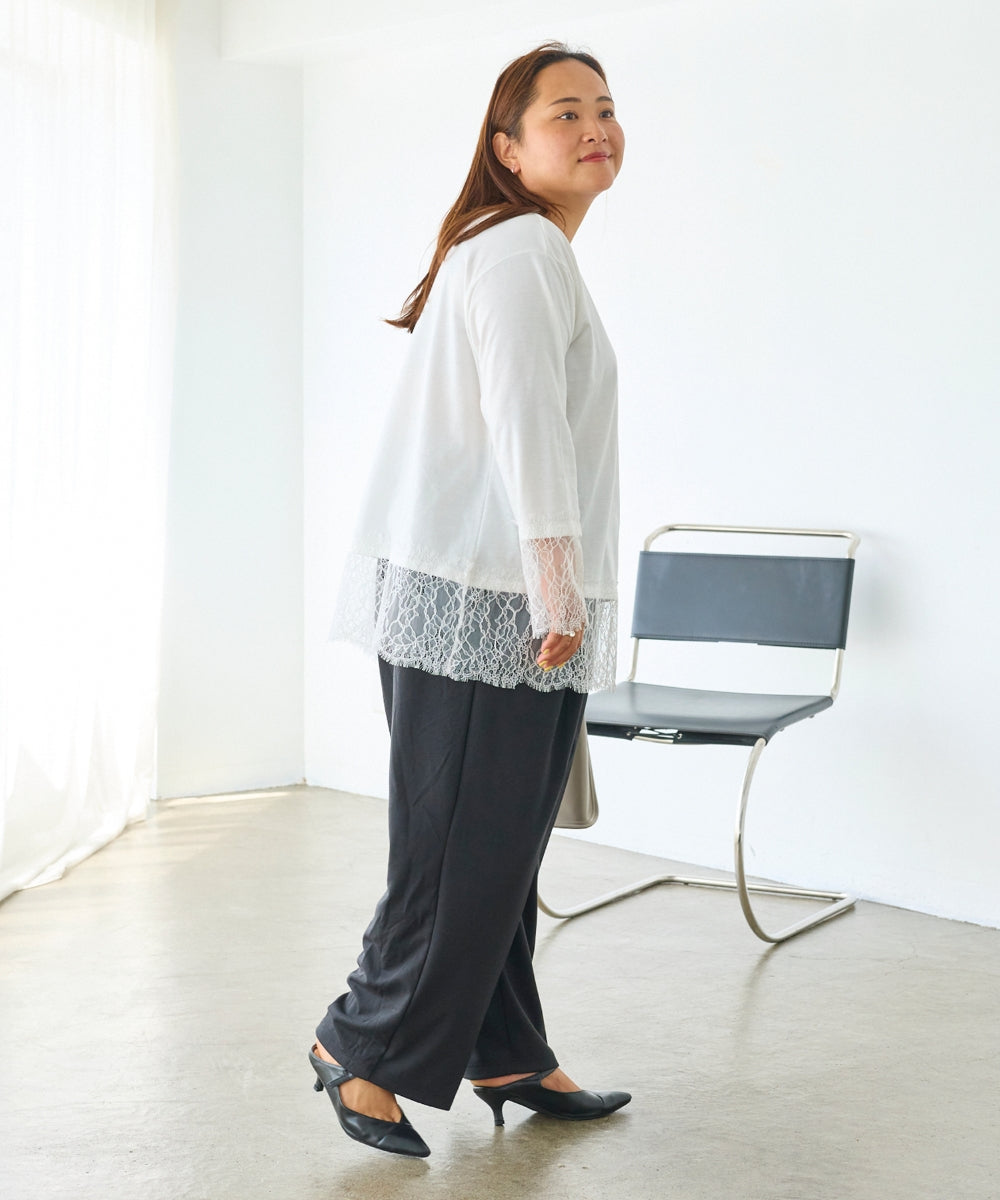 ブラック　model:161cm 着用サイズ:3L