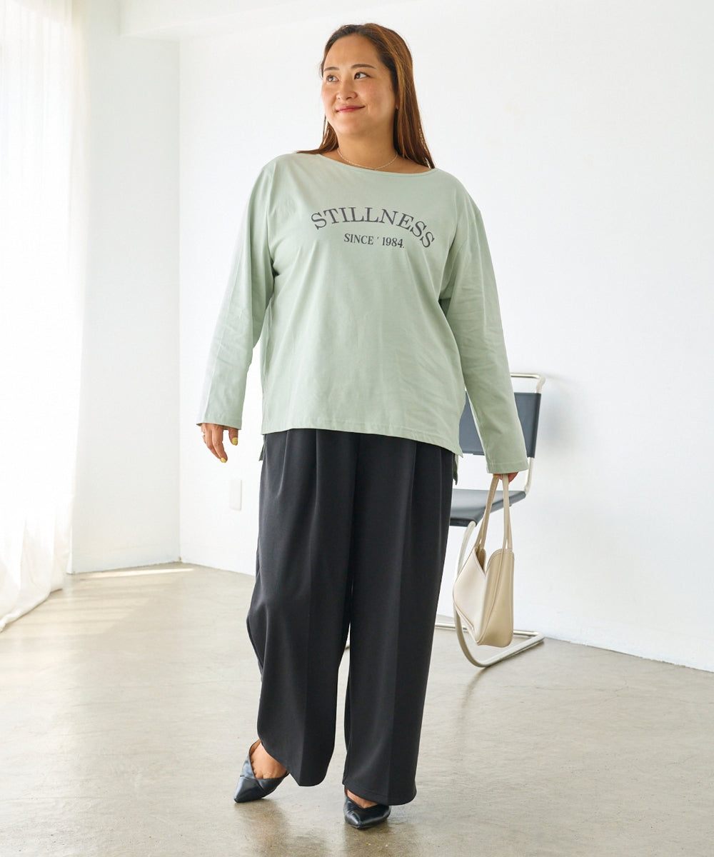 ミントグリーン　model:161cm 着用サイズ:3L