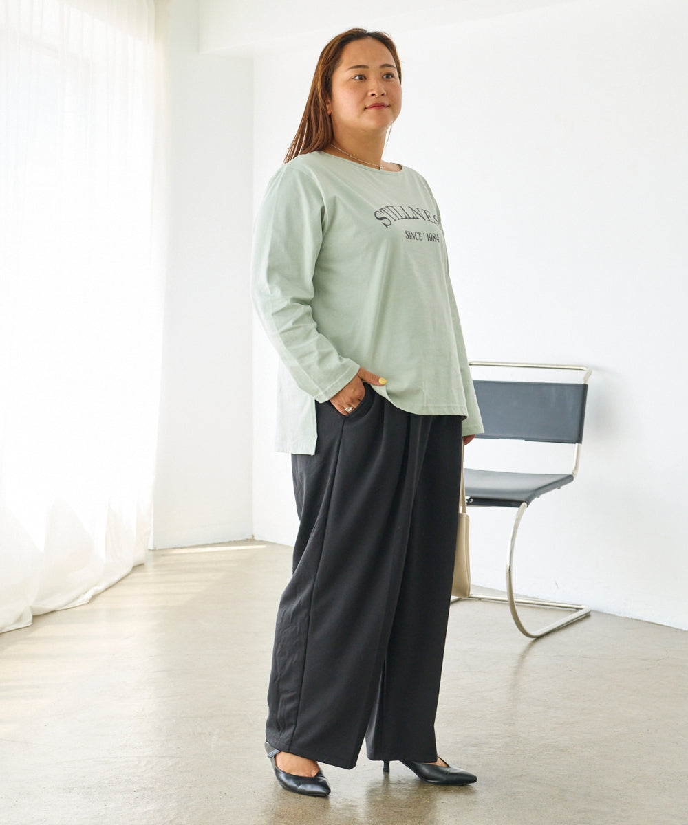 ミントグリーン　model:161cm 着用サイズ:3L