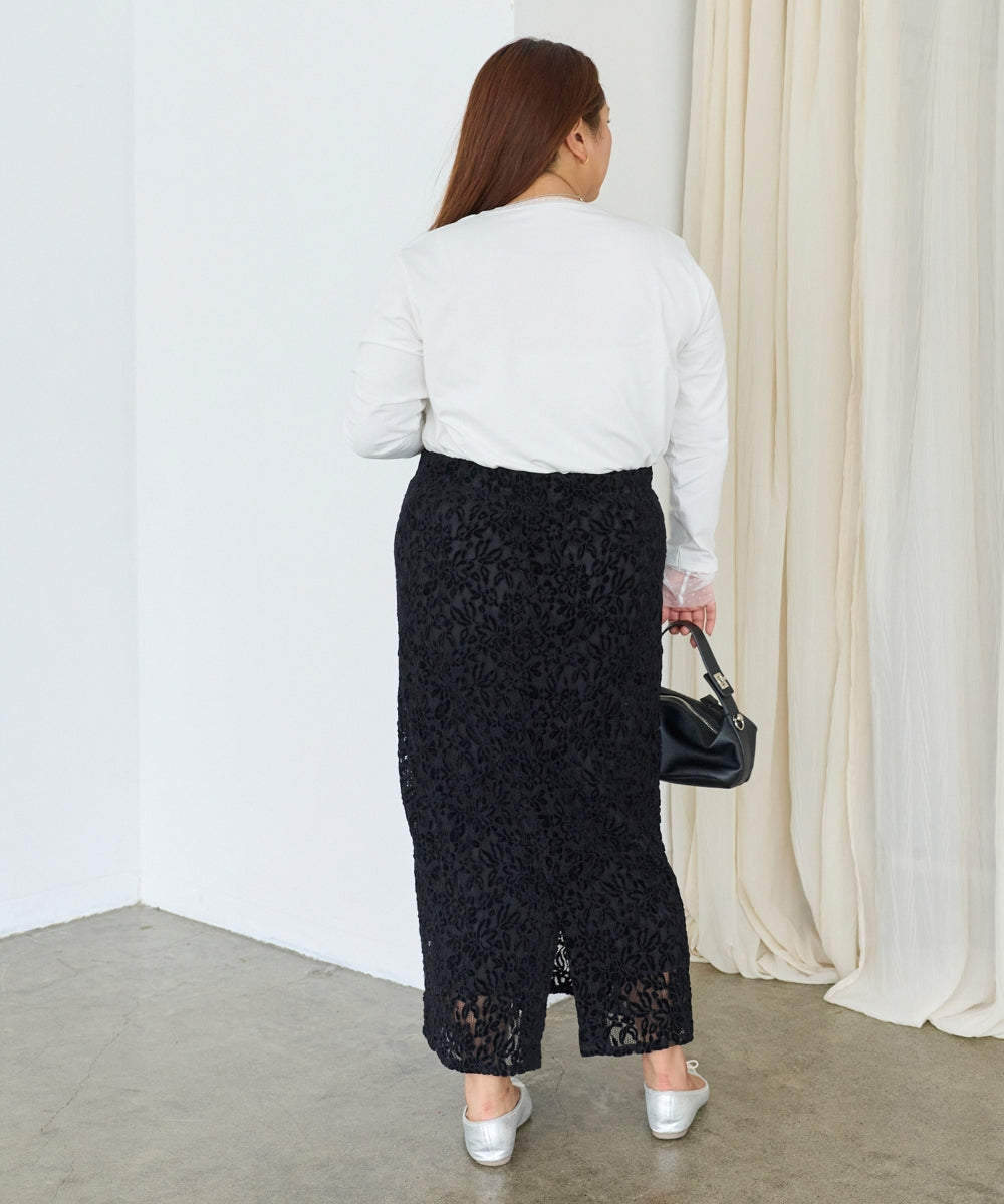 ブラック　model:161cm 着用サイズ:4L