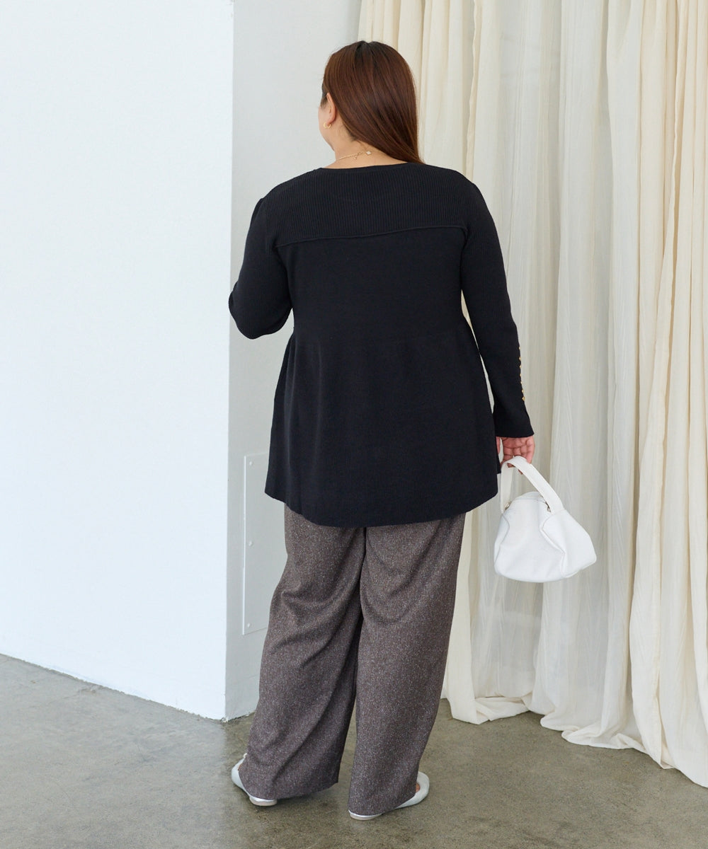 ブラック　model:161cm 着用サイズ:3L