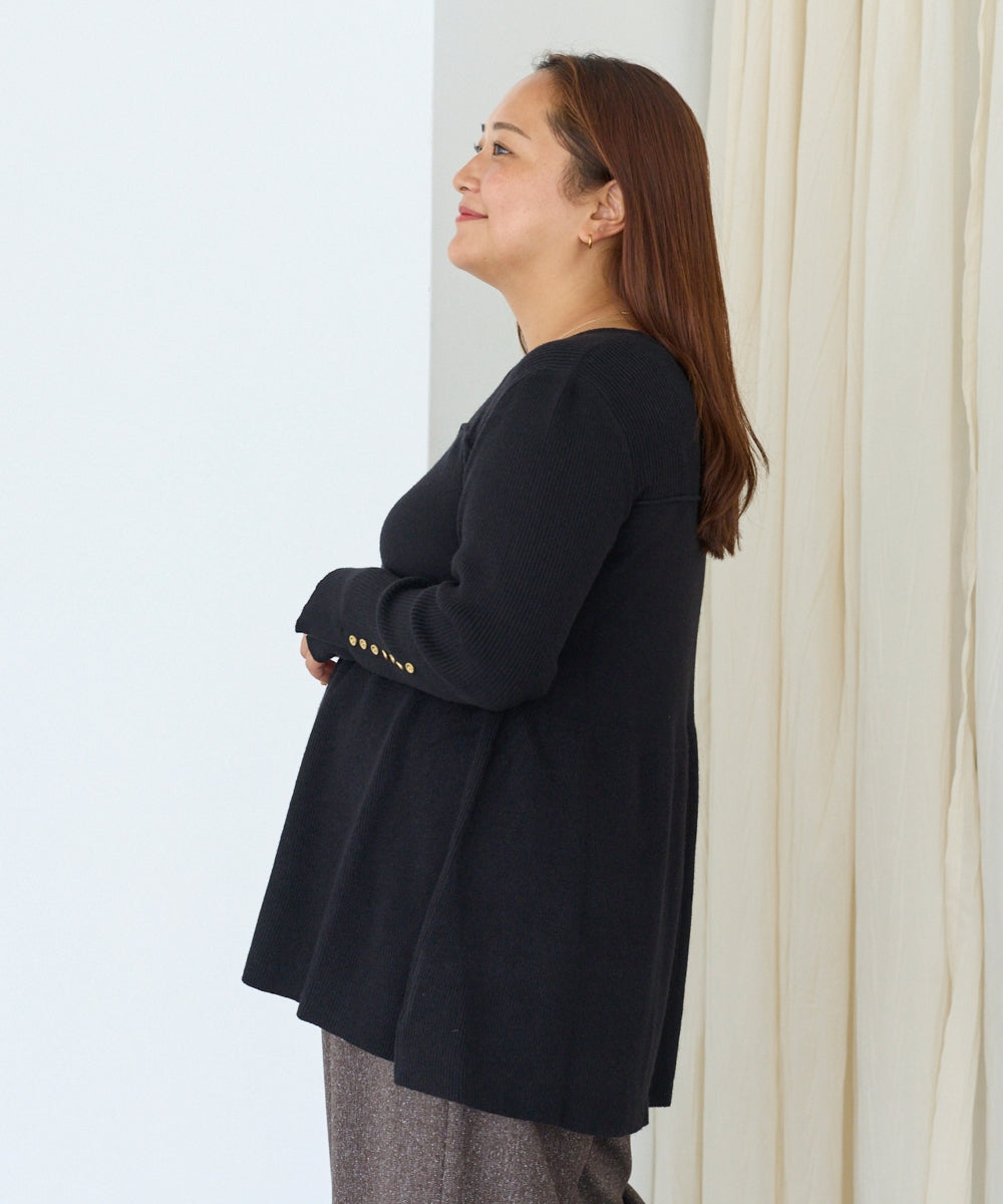 ブラック　model:161cm 着用サイズ:3L