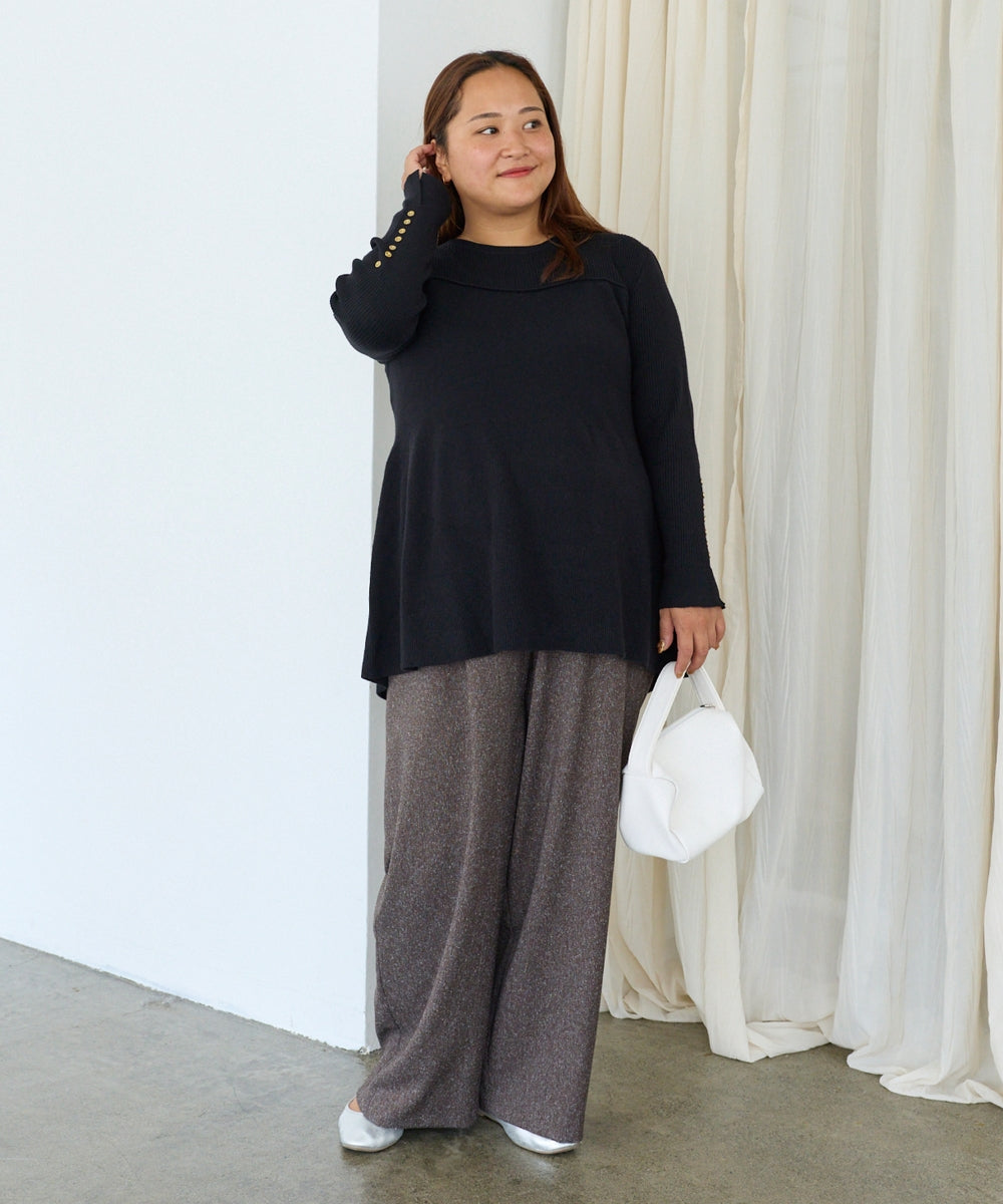 ブラック　model:161cm 着用サイズ:3L