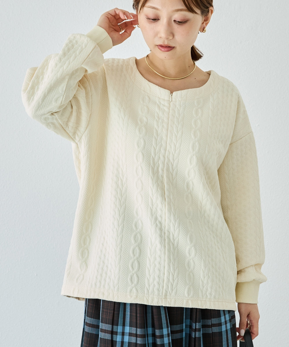 アイボリー　model:156cm 着用サイズ:M