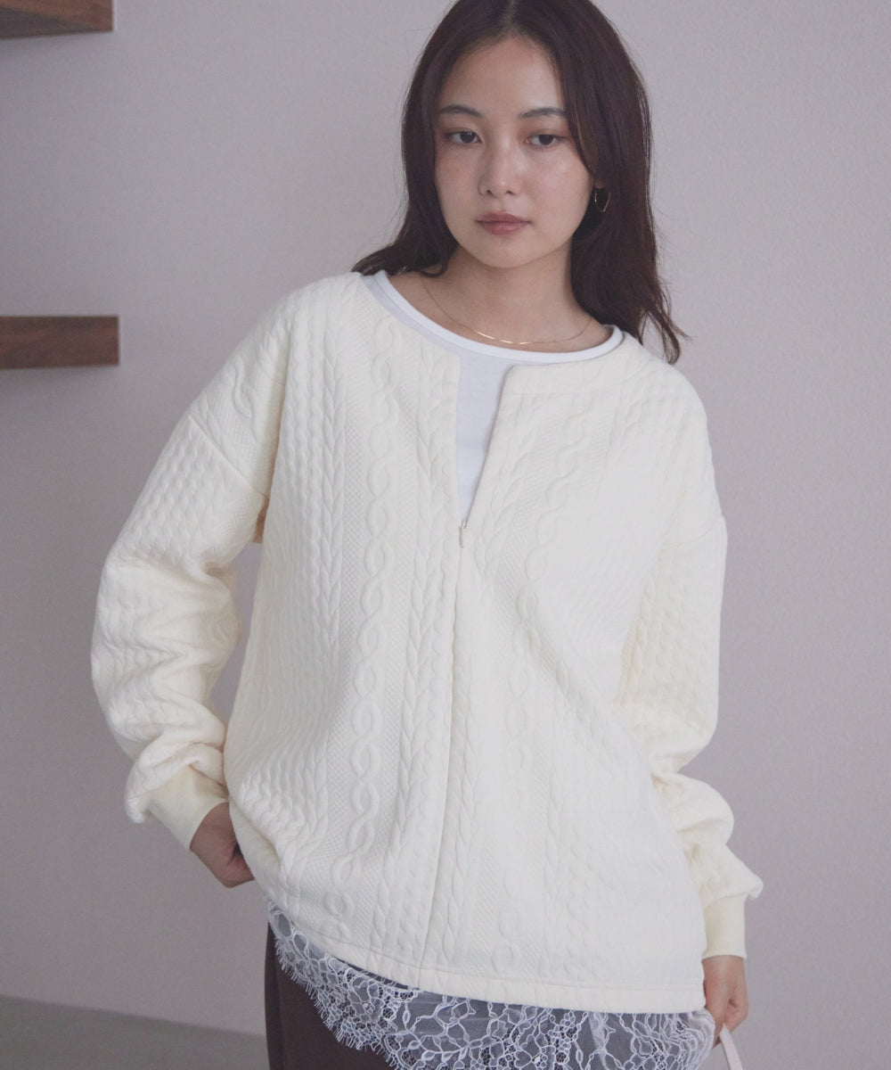 アイボリー　model:160cm 着用サイズ:M