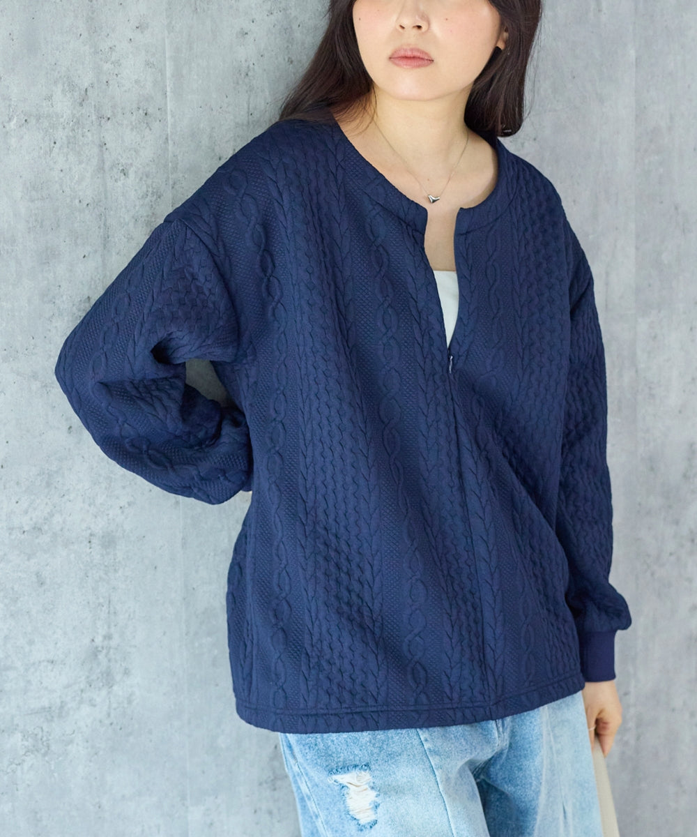ネイビー　model:162cm 着用サイズ:M