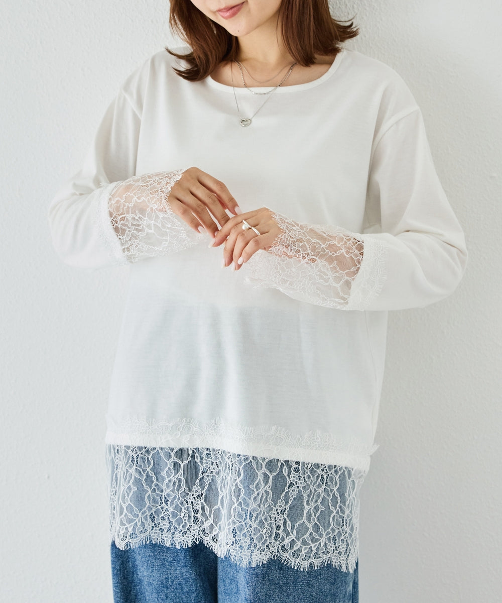 オフホワイト　model:156cm 着用サイズ:M