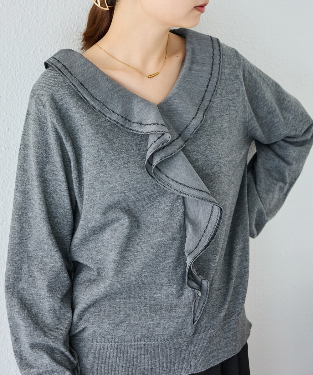 グレー　model:156cm 着用サイズ:F