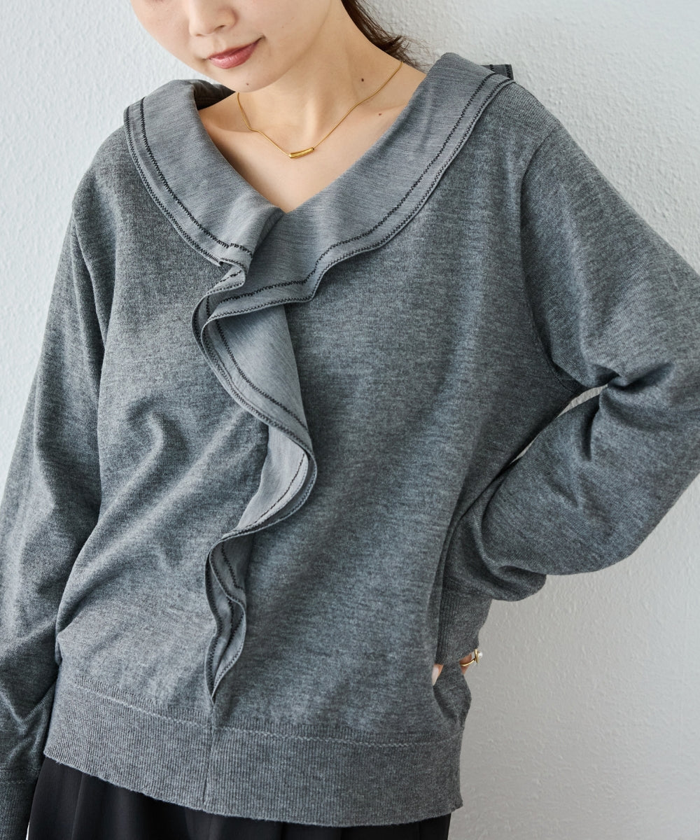 グレー　model:156cm 着用サイズ:F