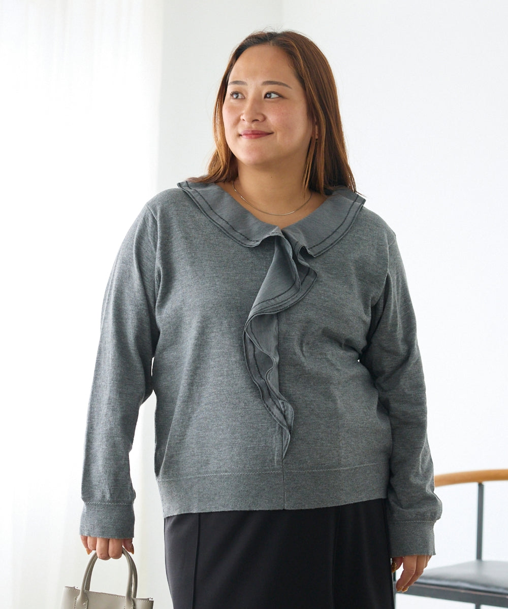 グレー　model:161cm 着用サイズ:3L