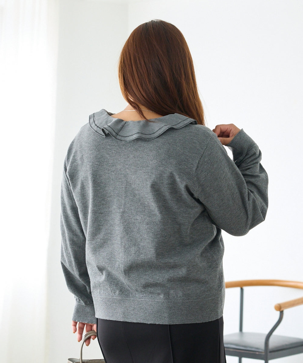 グレー　model:161cm 着用サイズ:3L