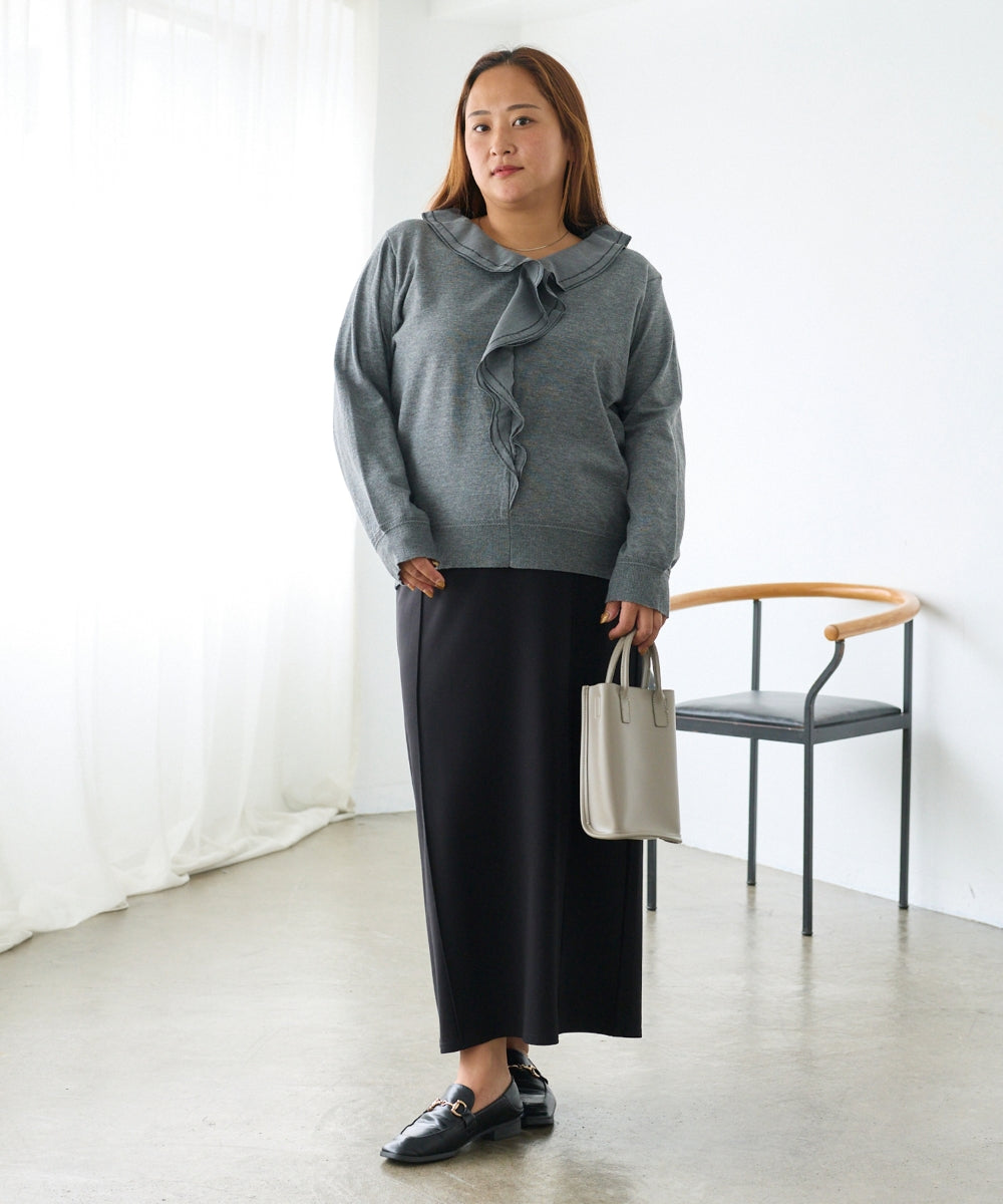 グレー　model:161cm 着用サイズ:3L
