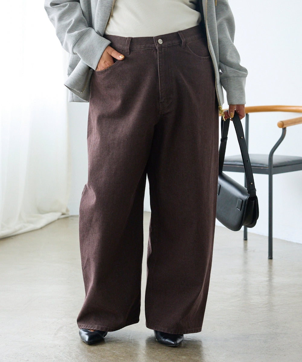 ブラウン　model:161cm 着用サイズ:4L