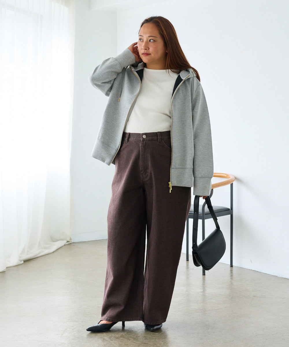 グレー　model:161cm 着用サイズ:3L