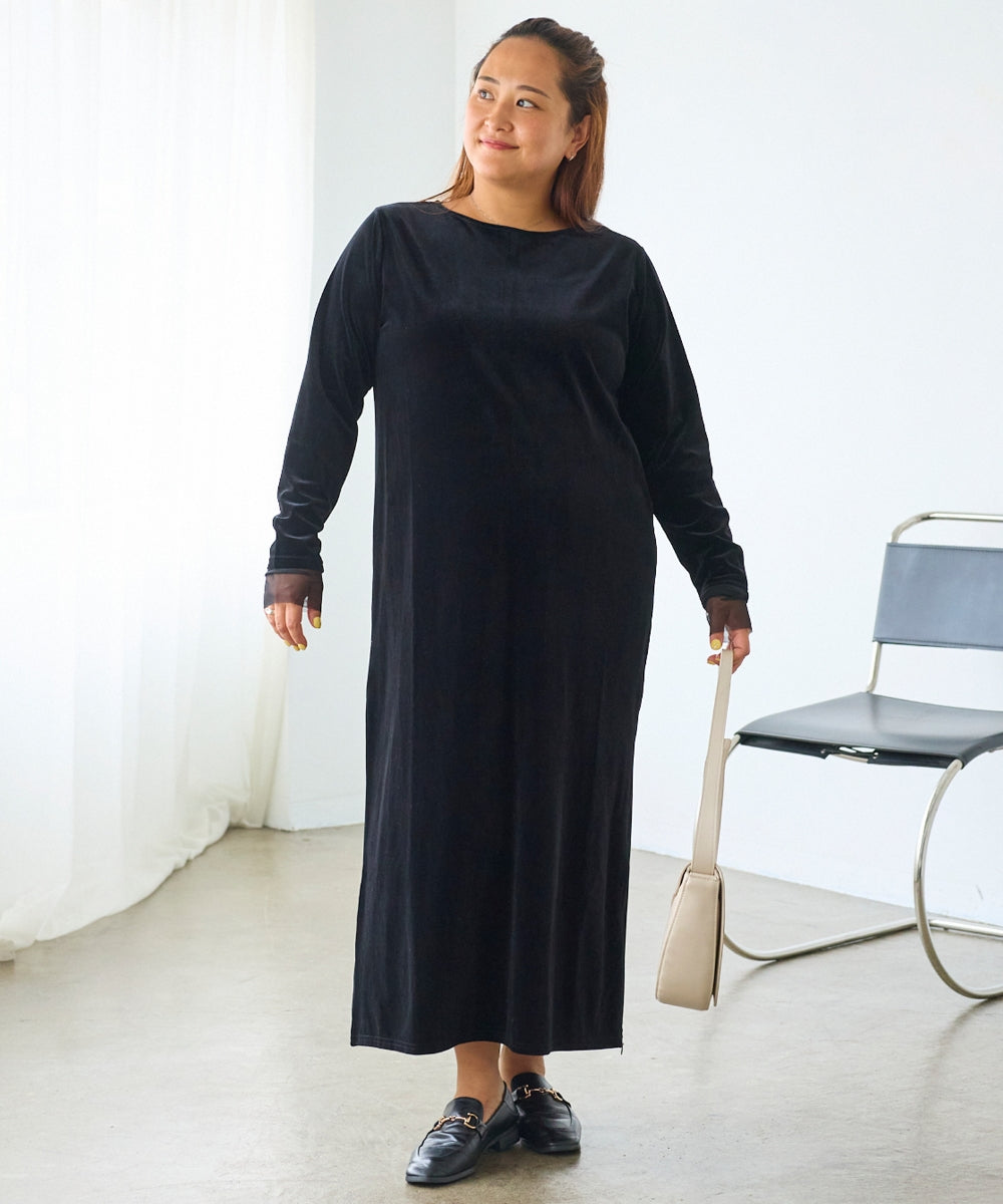 ブラック　model:161cm 着用サイズ:3L