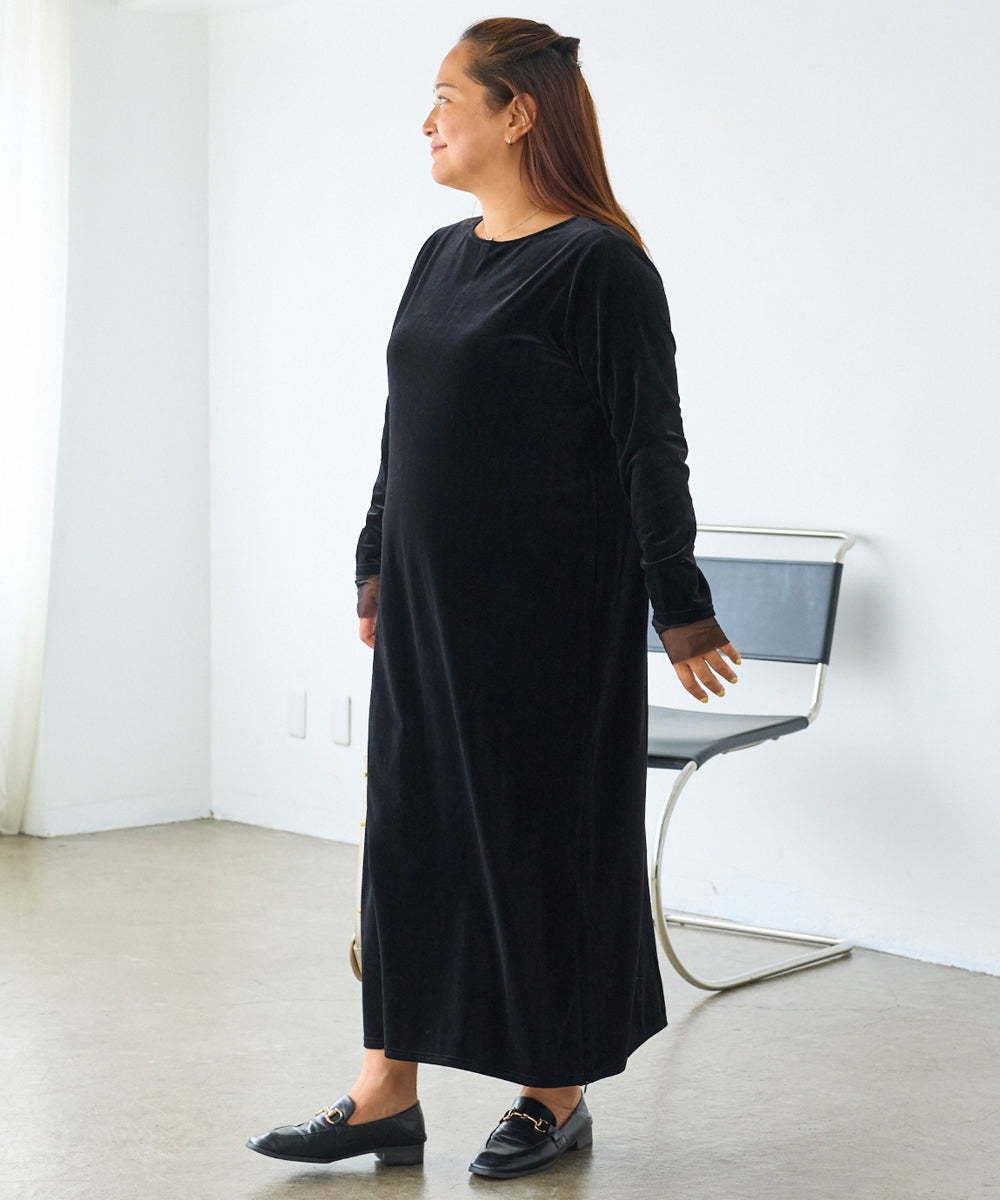 ブラック　model:161cm 着用サイズ:3L