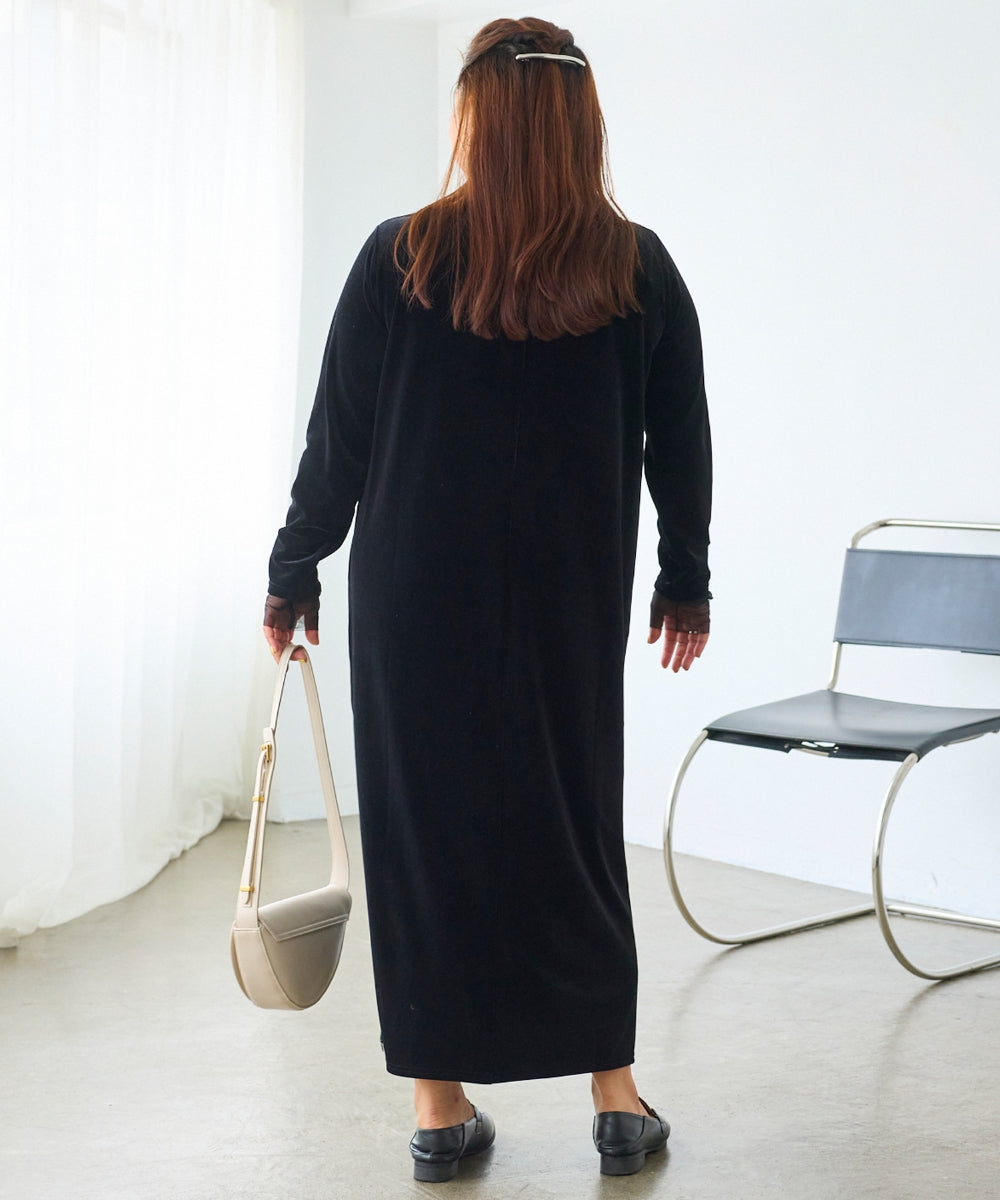 ブラック　model:161cm 着用サイズ:3L