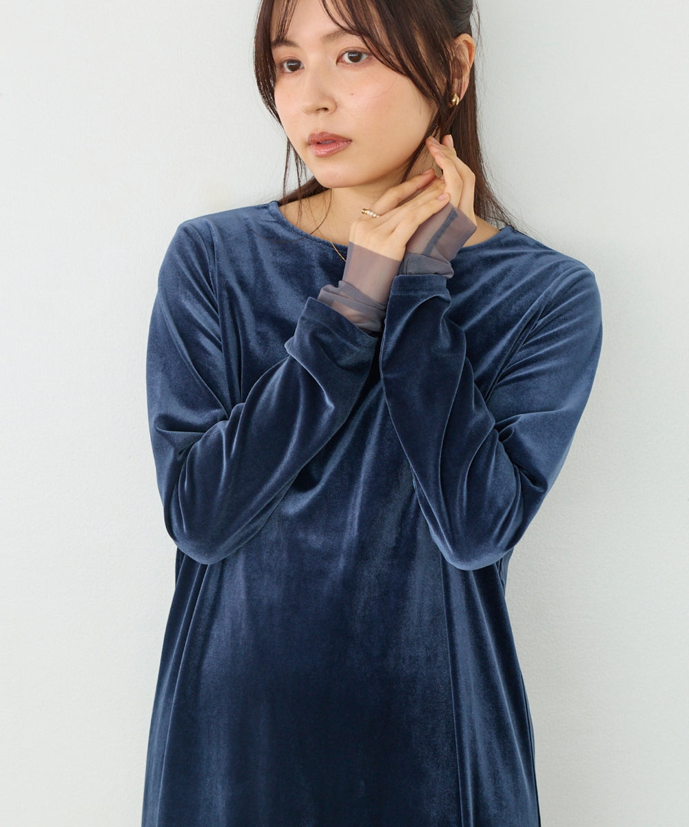 ネイビー　model:162cm 着用サイズ:M
