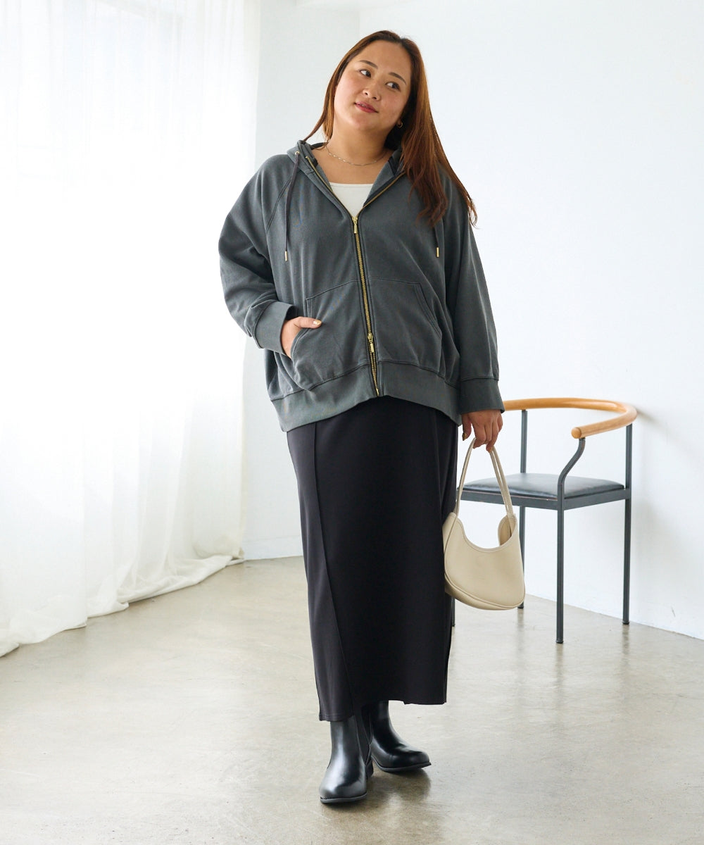 ブラック　model:161cm 着用サイズ:3L