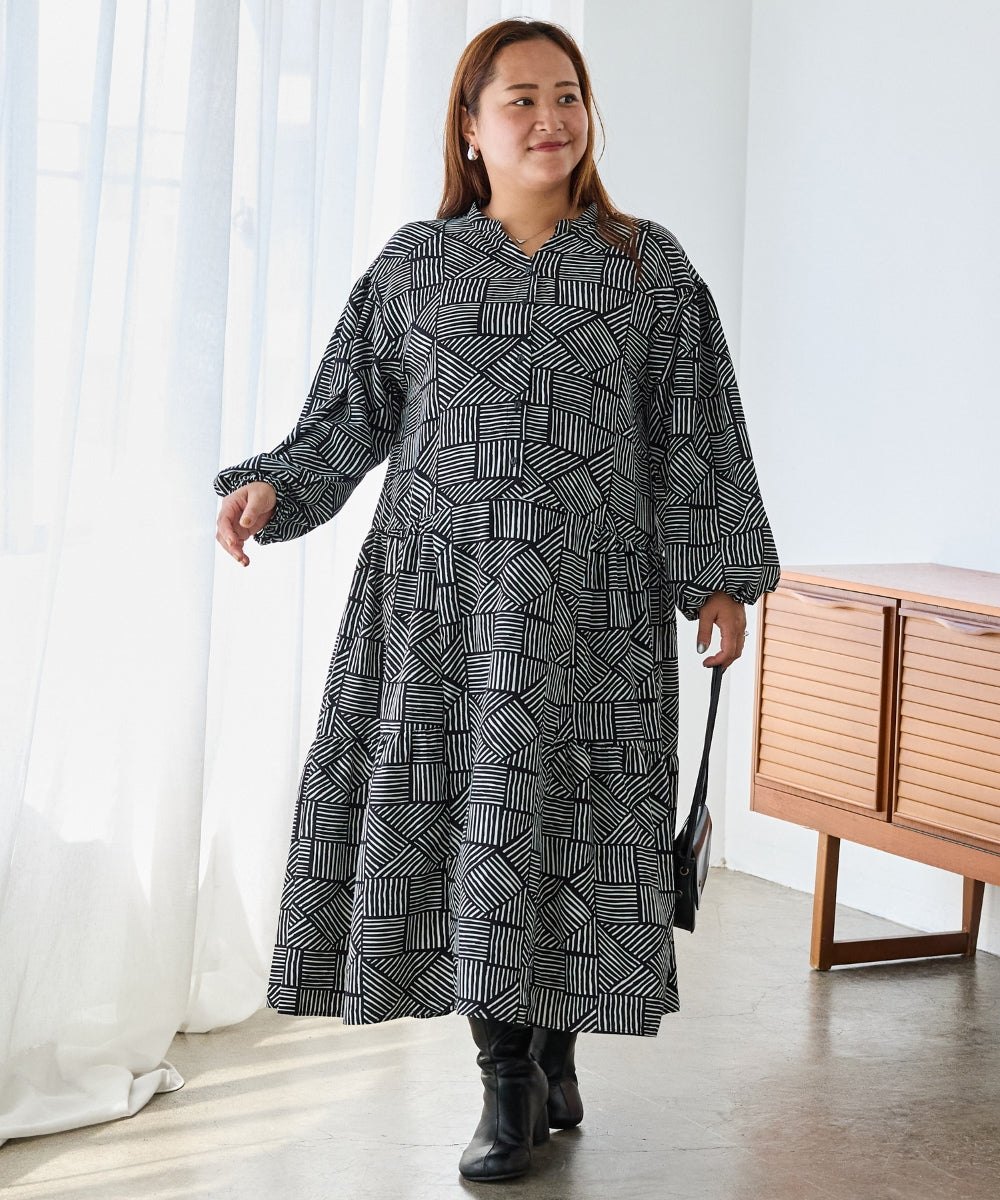 ブラック　model:161cm 着用サイズ:3L