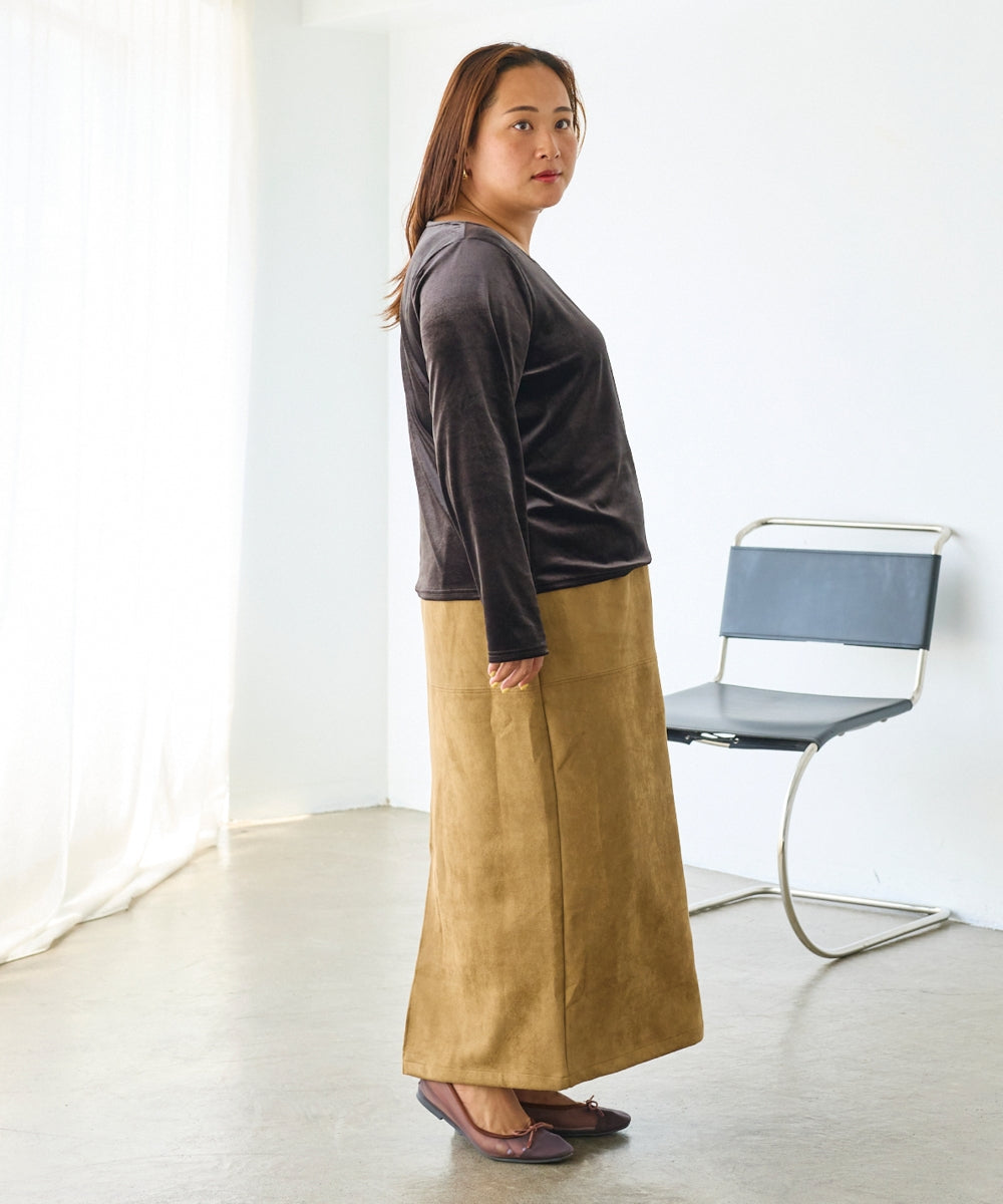ブラウン　model:161cm 着用サイズ:3L