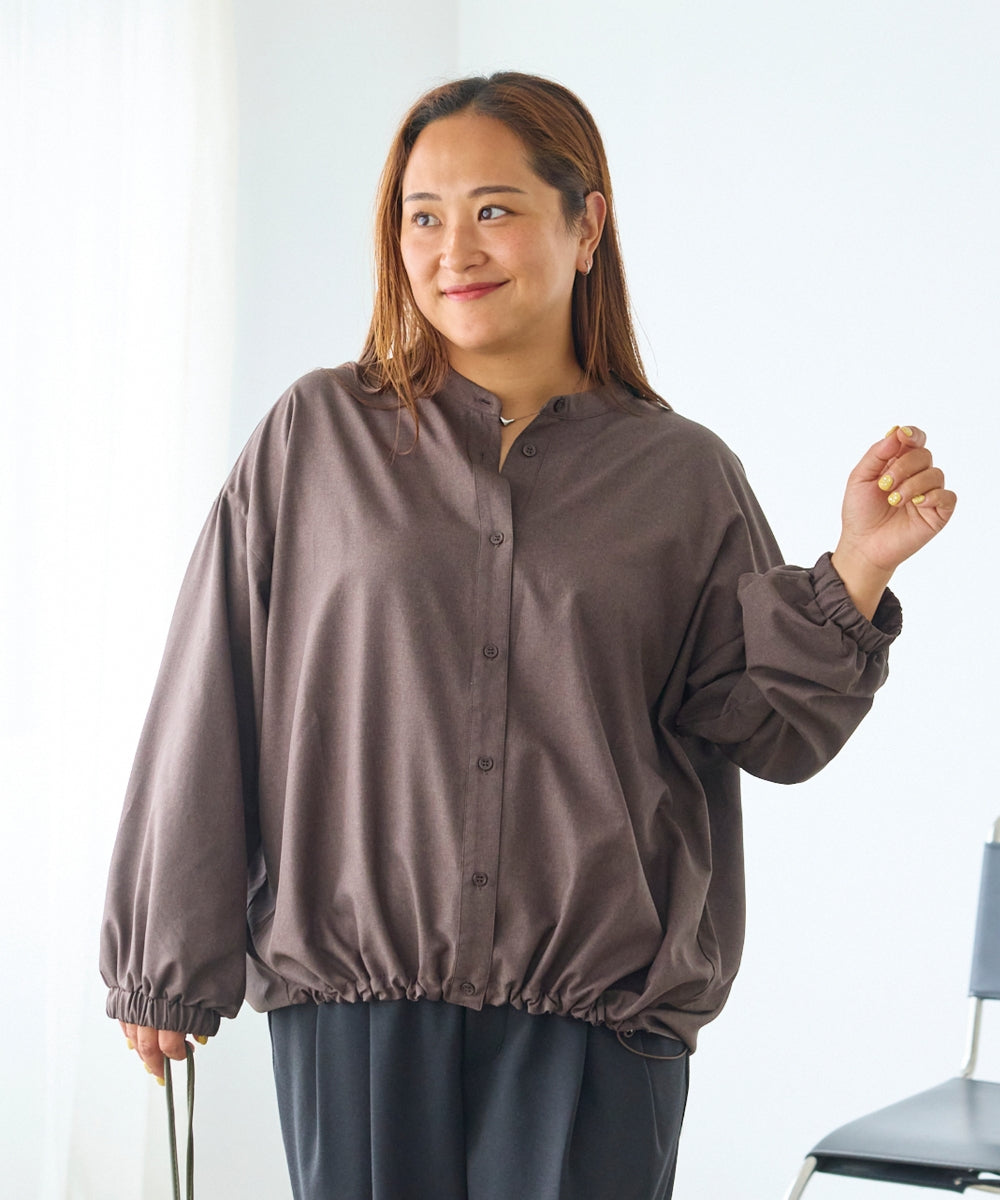 ブラウン　model:161cm 着用サイズ:3L