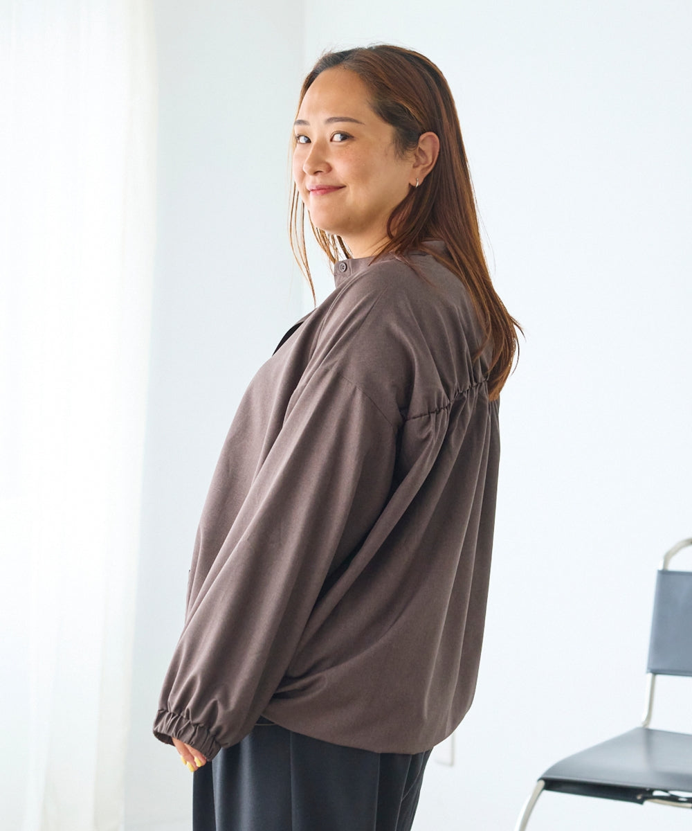 ブラウン　model:161cm 着用サイズ:3L