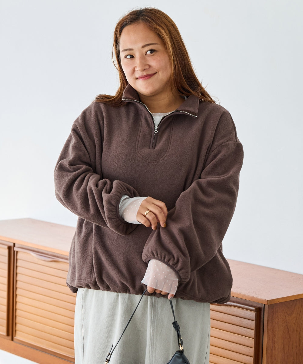 チャコールグレー　model:161cm 着用サイズ:3L