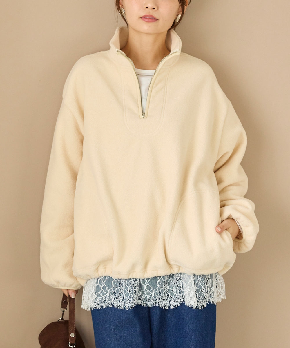 アイボリー　model:156cm 着用サイズ:M