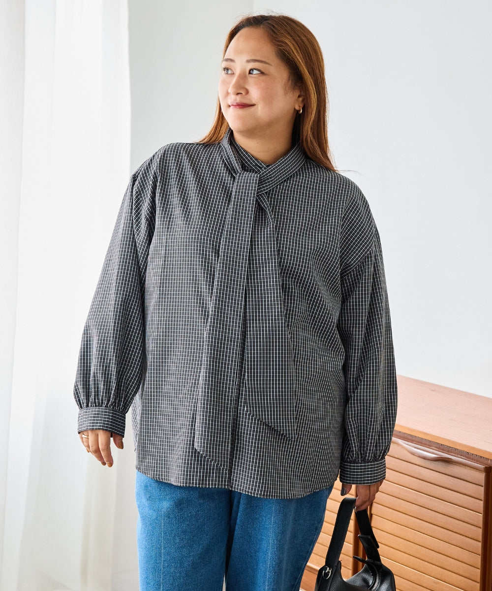 ブラック　model:161cm 着用サイズ:3L