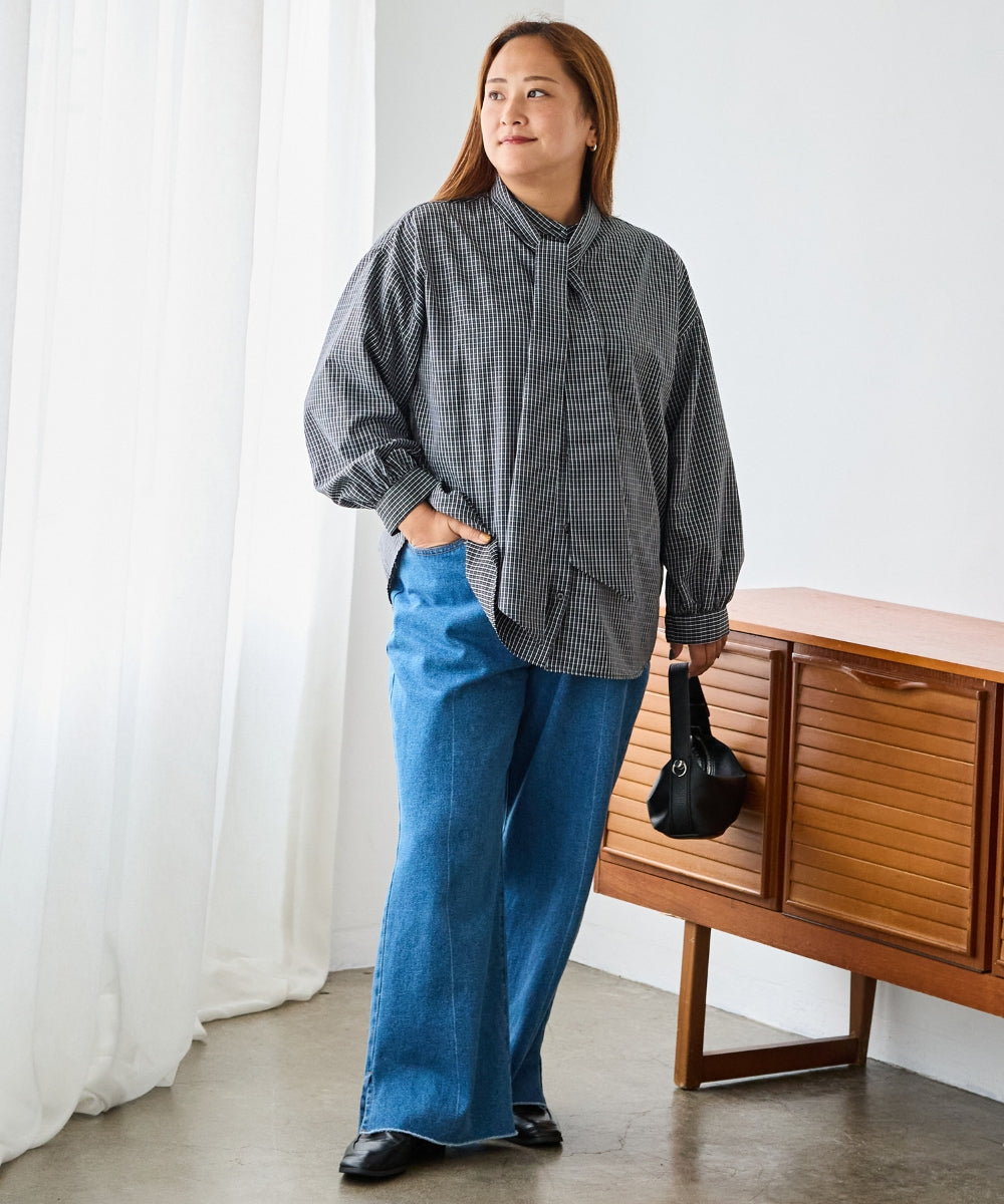 ブラック　model:161cm 着用サイズ:3L