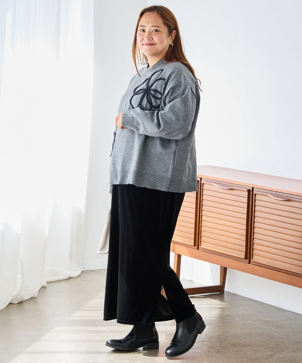 グレー　model:161cm 着用サイズ:3L