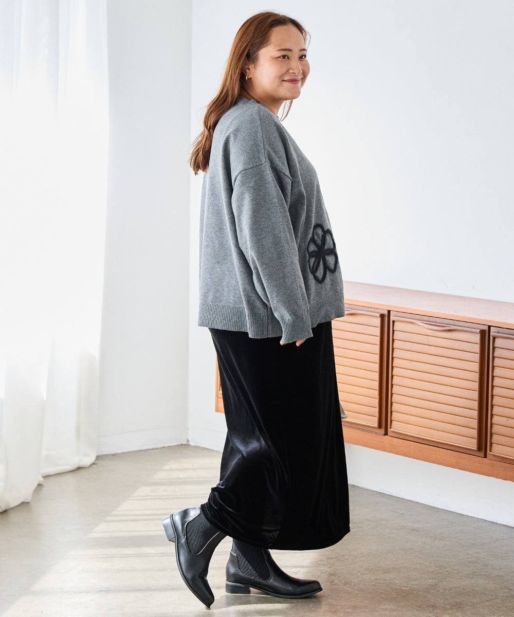 グレー　model:161cm 着用サイズ:3L